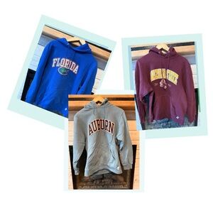3 College Hoodies